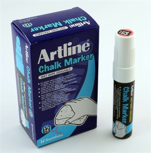 Artline Chalk Marker 2.0mm punta blanca
